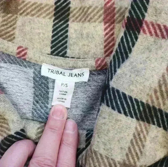 TRIBAL JEANS FLEECE TUNIC - Picture 3 of 5